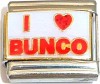 I Love Bunco Italian Charm
