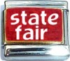 State Fair on Red Italian Charm