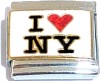 CT6460 I Love NY New York Italian Charms