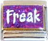CT6463 Freak on Purple Italian Charm