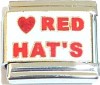 CT6469 Love Red Hat's Italian Charm