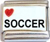 CT6480 Love Soccer Italian Charm