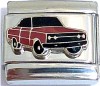 CT6486 Maroon Car Italian Charm