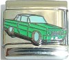 CT6494 Green Car Italian Charm