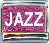 Jazz on Pink Italian Charm