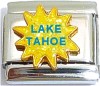 CT6523 Lake Tahoe on Sun with Glitter Italian Charm