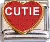 CT6590 Cutie on Red Heart Italian Charms 