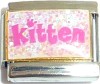 CT6609 Kitten in Pink Italian Charm