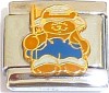 CT6629 Farmer Bear Italian Charm