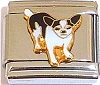 CT6649 Chihuahua Dog Black White Italian Charm