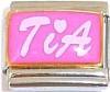 CT6652 Tia Pink Italian Charm