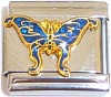 CT6659 Blue Butterfly Italian Charm