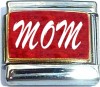 CT6664 Mom on Red Italian Charm