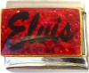 CT6672 Elvis on Red Italian Charms