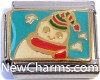 CT9477 Snowman Italian Charm