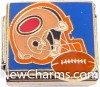 CT9482 Football Helmet On Blue Italian Charm