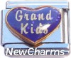 CT9720 Grandkids Purple Italian Charm