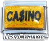 CT9757 Casino Dollar Sign Italian Charm