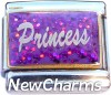 CT9766 Princess on Purple Italian Charm