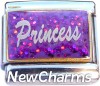 CT9766 Princess on Purple Italian Charm 