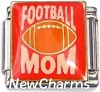 CT9770 Football Mom on Red Italian Charm