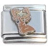 CT9807 Deer with Antlers Italian Charm