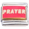 CT9830 Prayer on Red Italian Charm