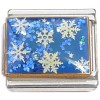 CT9855 Snowflakes Falling Snow Italian Charm