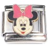 CT9900 Minnie Pink Bow Italian Charm