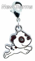 CE045 Dog Enamel Dangle