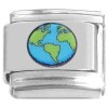 TV1022 Earth Globe World Value Italian Charm