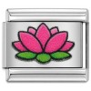 TV1037 Pink Lotus Flower Value Italian Charm