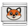 TV1039 Cute Fox Face Value Italian Charm