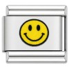 TV1048 Yellow Smile Face Value Italian Charm