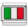 TV1063 Italy Flag Value Italian Charm
