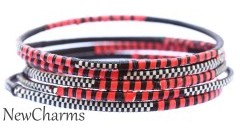 Set of Flip-Flop Bracelets Fair Trade Africa