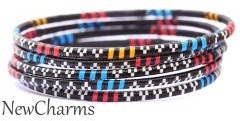 African Recycled Flip-Flop Bracelets