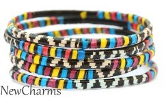 African Recycled Flip-Flop Bracelets