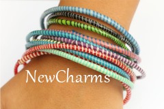 African Recycled Flip-Flop Bracelets