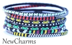 African Recycled Flip-Flop Bracelets