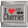 RH274 I Love Cherries Italian Charm
