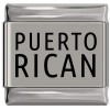 SL047 Puerto Rican Laser Engraved Italian Charm