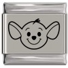 SL922 Roo Character Winnie the Pooh Laser Engraved Italian Charm