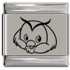 SL928 Owl Character Winnie the Pooh Laser Engraved Italian Charm