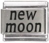 new moon Laser Italian Charm