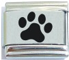 Paw Print Laser Italian Charm