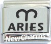 SL357 Aries Zodiac Laser Italain Charm