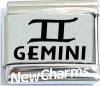 SL360 Gemini Zodiac Laser Italain Charm