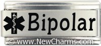 Bipolar Medical Alert Italian Charm