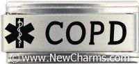 COPD Medical Alert Italian Charm